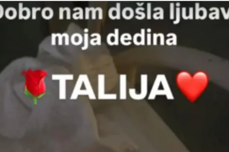 PORODILA SE MIONA, isplivala prva fotka bebe!
