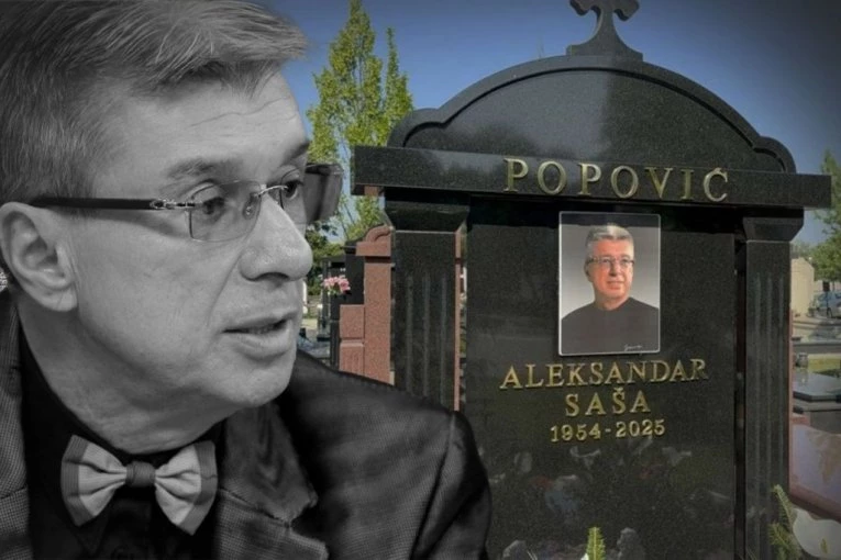 NA GROBU SAŠE POPOVIĆA POSTAVLJENA NOVA SLOVA: Udovica sa porodicom donela OVU ODLUKU - ovako sada izgleda večna kuća! (VIDEO)