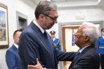 "SRBIJA JE SPREMNA DA RADI NA PITANJIMA VAŽNIM ZA MIR I PROSPERITET GRAĐANA": Predsednik Vučić dočekao Antonija Koštu na aerodromu Nikola Tesla