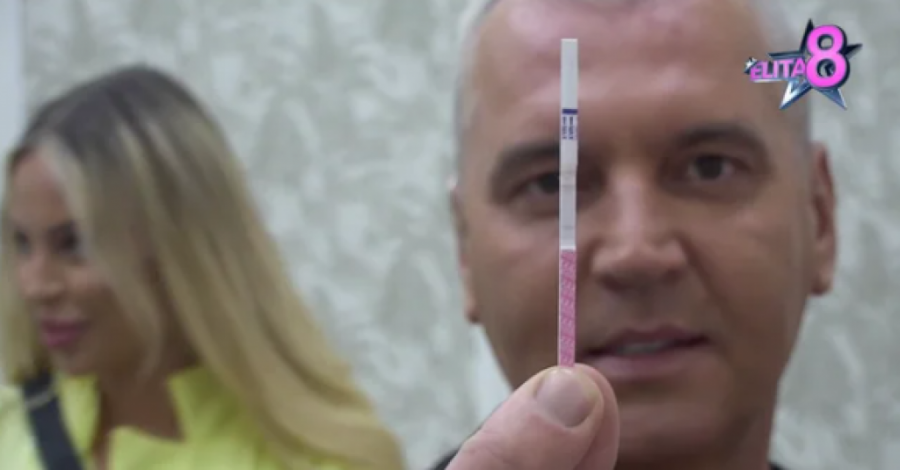 Sofija radi test na trudnoću