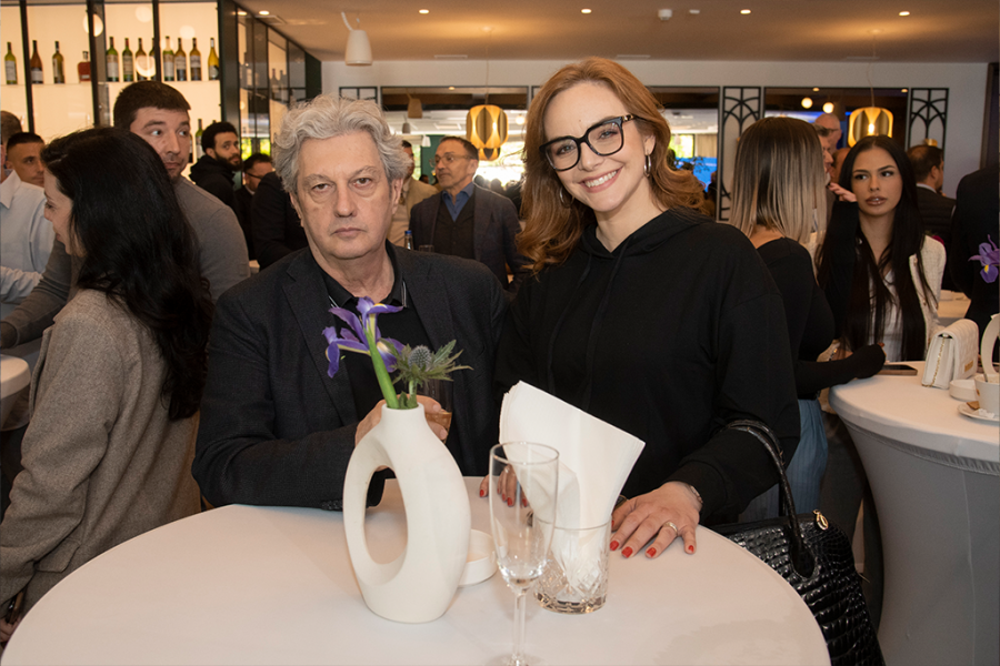 Milomir Marić, urednik Happy TV, Katarina Korša, novinarka Happy TV